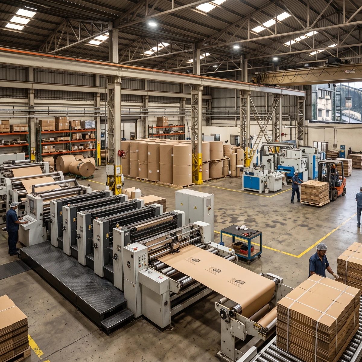 Krishiv Packaging production floor in Mumbai